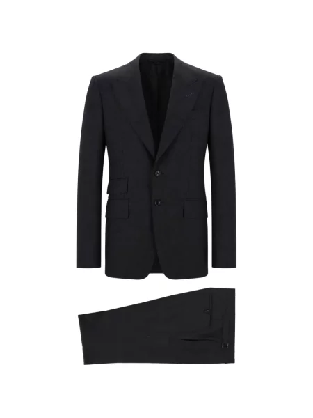 Costum Tom Ford cu rever gri