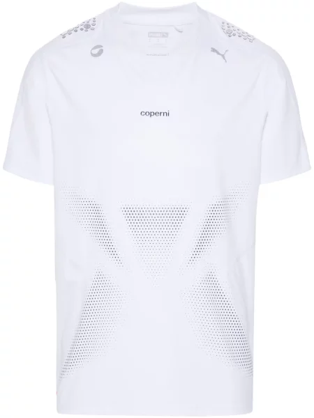 Koszulka Coperni z nadrukiem biała