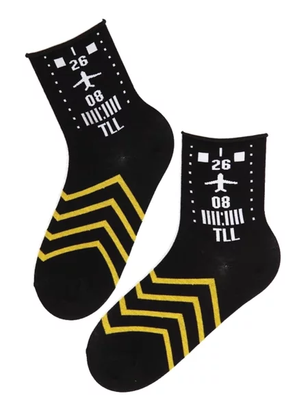 Sokisahtel Čarape Tallinn Airport socks FLY AWAY miks