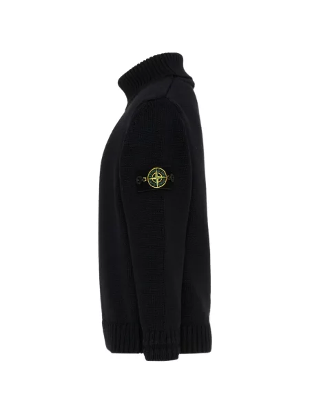 Sweter dziecięcy Stone Island czarny