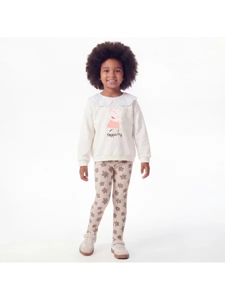 Reserved Bordázott kötésű leggings többszínű