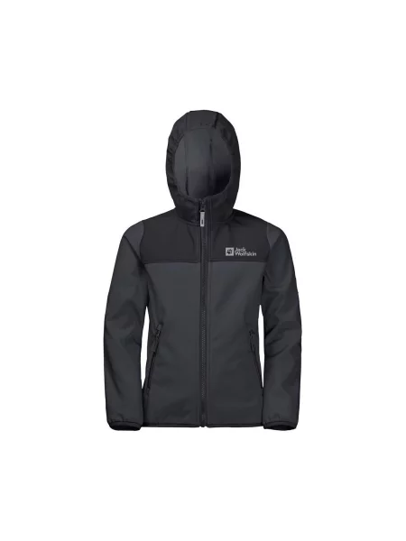 Geacă copii Jack Wolfskin negru