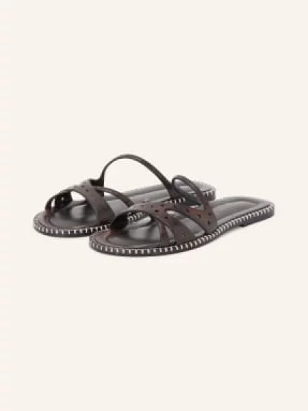 Dries Van Noten Sandály tmavě hnědá