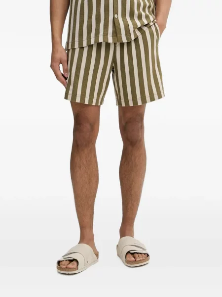 Pantaloni scurți Marc O'polo cu dungi verde