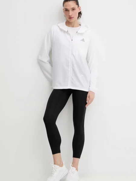 Бігова куртка adidas Performance Run Essentials демісезонна білий