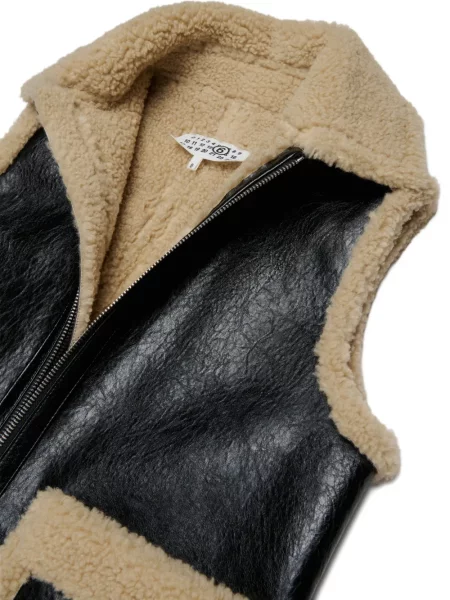 Dětska vesta Mm6 Maison Margiela černá