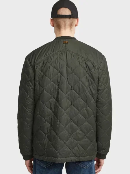 Стьобаний бомбер G-star Raw зелений