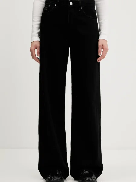 Tommy Jeans jeans high waist negru