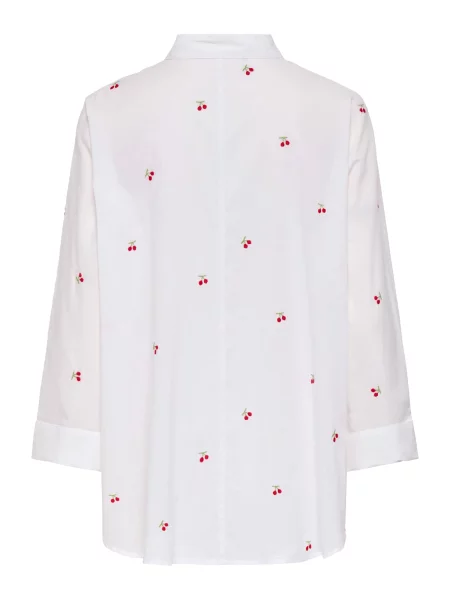 ONLY Bluza ONLNEW LINA GRACE zelena / oliva bela