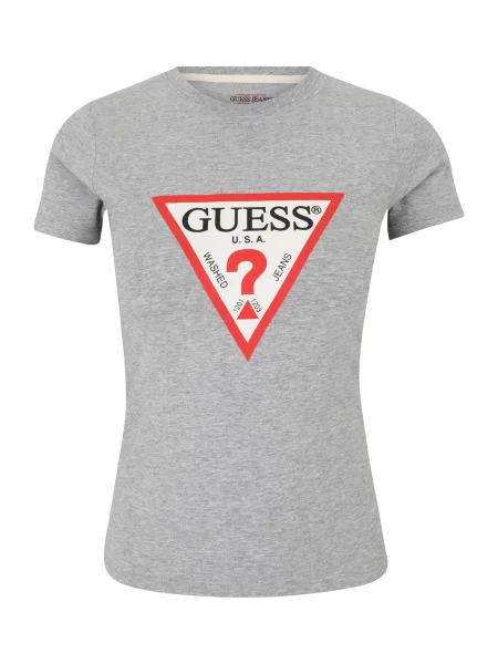 Kratek majica Guess Jeans bela