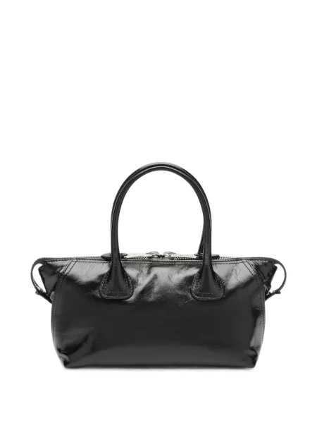 Shopper kabelka Miu Miu s autogramem černá