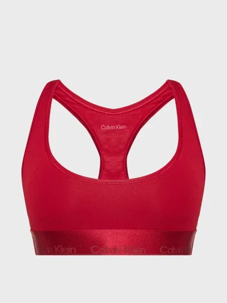 Без підкладки бюстгальтер Calvin Klein червоний