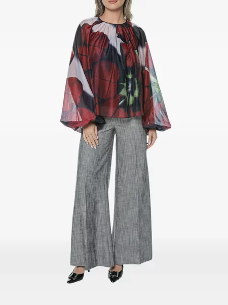 Bluză Ted Baker cu model floral cu imagine albastru