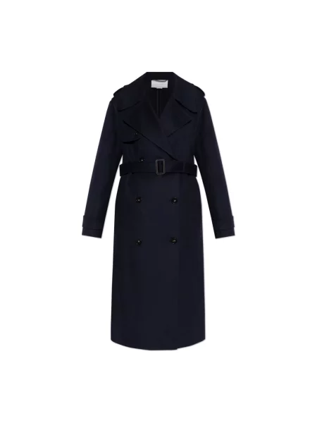 Płaszcz Stella Mccartney wełniany niebieski