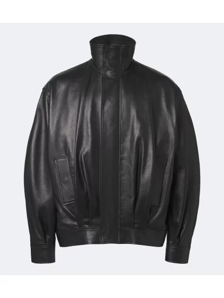 Geanta de piele Arma negru