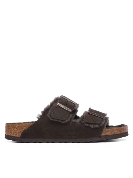 Pantofle Birkenstock hnědé
