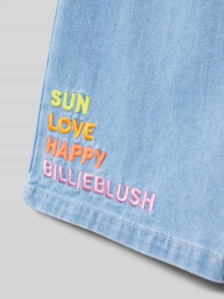 Jeansy z zakładkami w pasie Billieblush