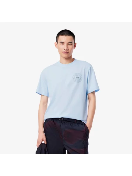 Lacoste футболка чоловіча блакитна