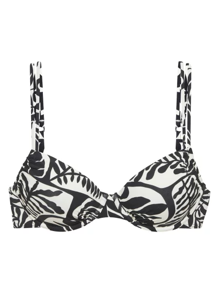 BUFFALO Sutien costum de baie ecru negru