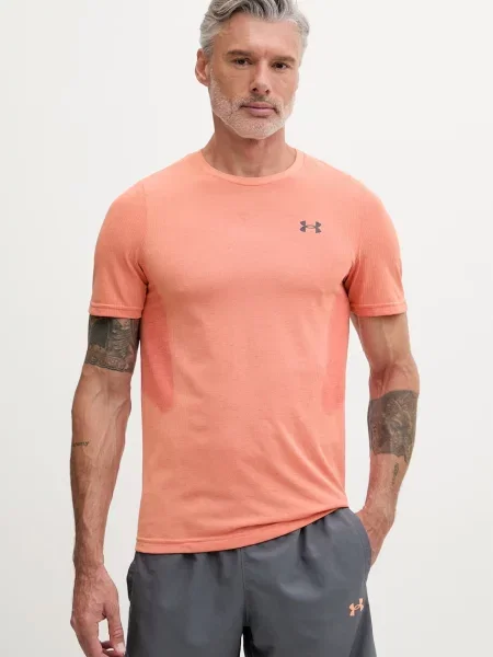 Under Armour T-shirt treningowy Vanish Seamless pomarańczowa