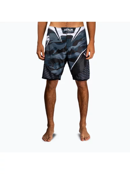 Pantaloni scurți de antrenament pentru bărbați Venum Camo Hero Fight dark navy/blue albastru