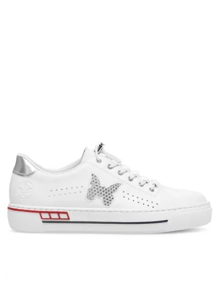 Sneakersy Rieker białe