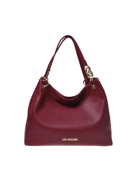 Torebka Love Moschino skórzana fioletowa