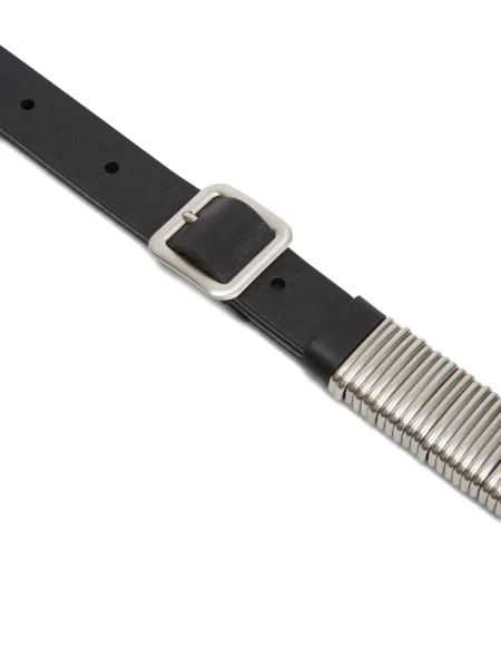 Curea Jil Sander din piele negru