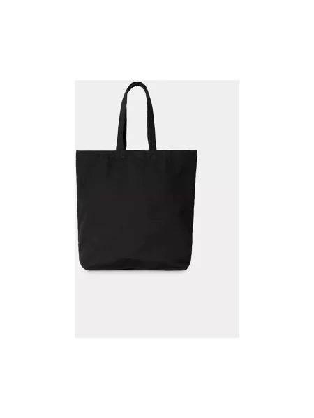 Carhartt Wip Torebki Kobieta Czarny ONE SIZE Denim Torba Stamp Tote Czarno-Biała Denimowa biała