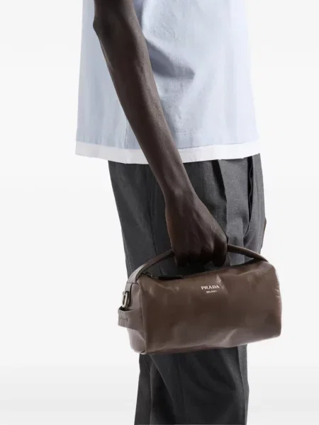 Geantă Prada din piele maro