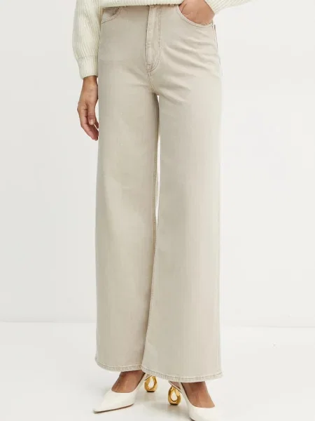 Ivy Oak jeansy beżowy