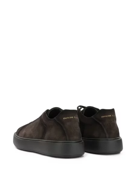 Fűzős szarvasbőr sneaker Officine Creative barna