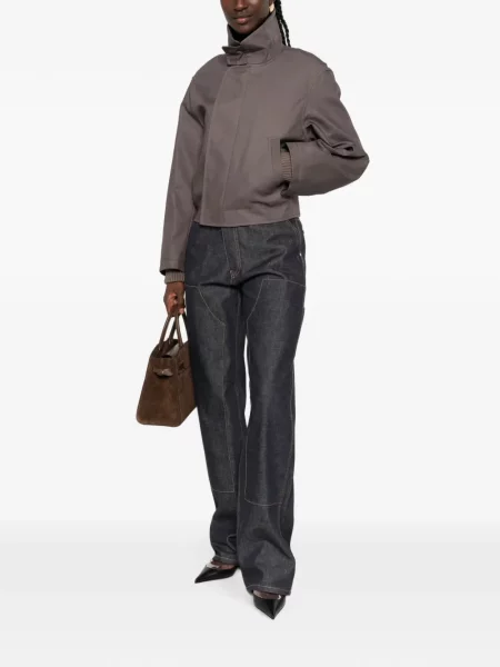 Blugi Victoria Beckham cu autograf albastru