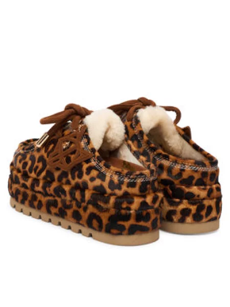 Naked Wolfe Usnjeni copati Naked Wolfe Blizzard rjava