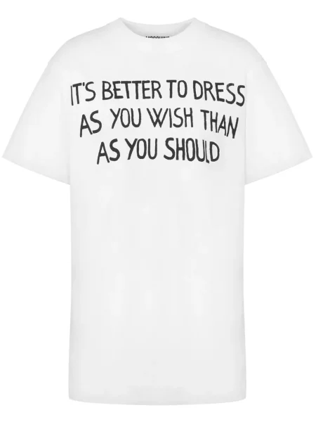 Tricou Moschino cu imagine alb