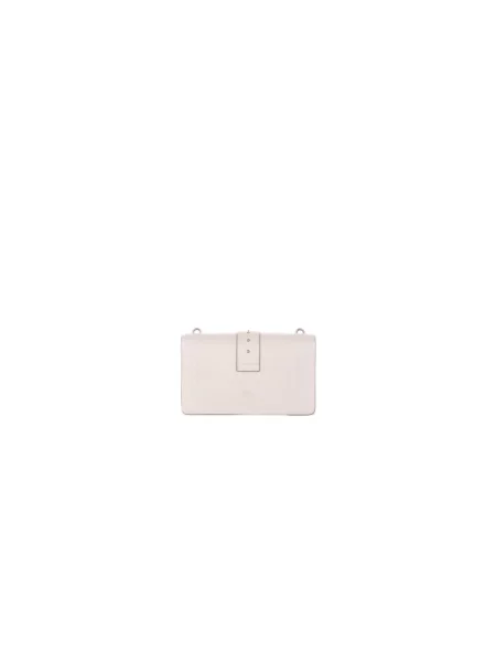 Torebka crossbody Pinko skórzana klasyczna biała