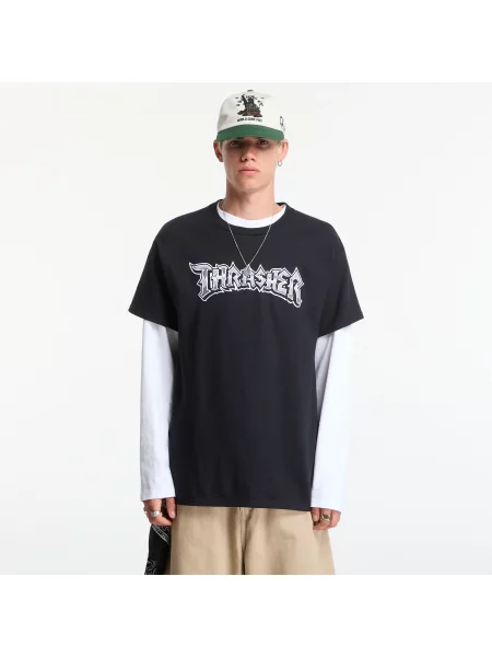 Tricou Thrasher Cruisin T-Shirt Black M negru