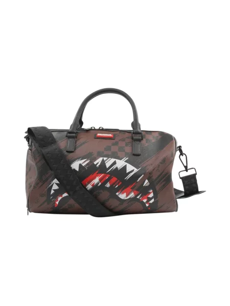 Torba Sprayground w stylu grunge brązowa