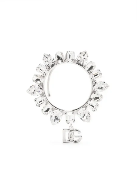 Cercei Dolce & Gabbana de cristal argintiu