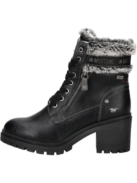 Boty Mustang Stiefelette černé