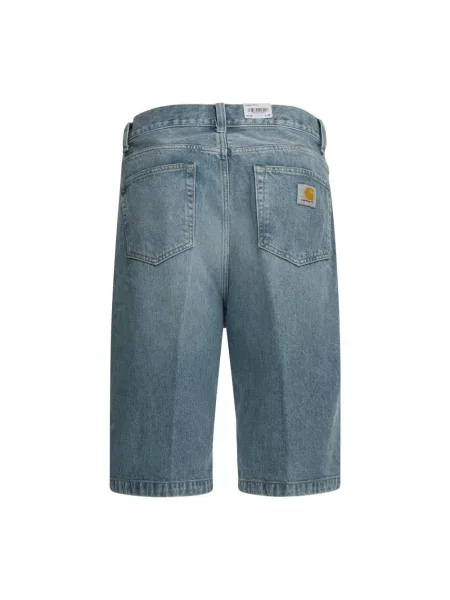 Spodnie Carhartt Wip niebieskie