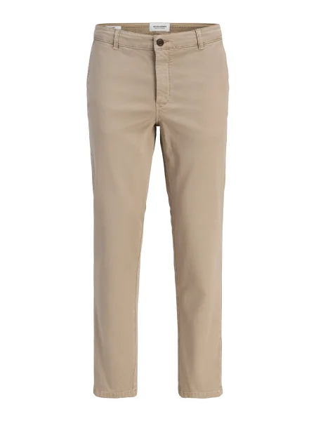 JACK & JONES Chino kalhoty cappuccino