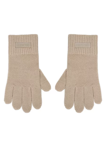 Volnene rokavice Calvin Klein rjava