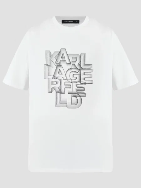 Футболка Karl Lagerfeld біла
