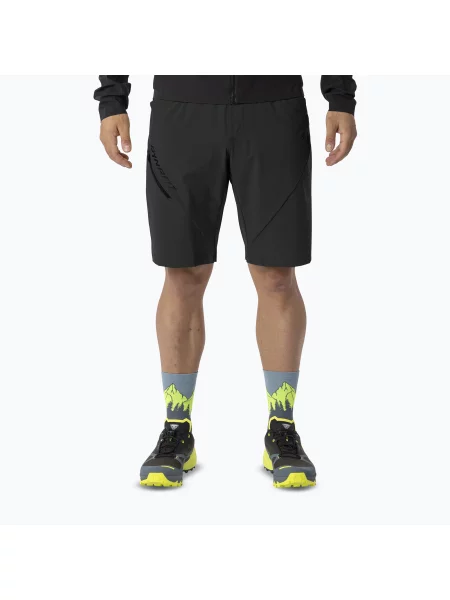 Pantaloni scurți de trekking pentru bărbați DYNAFIT Traverse Hybrid black out negru