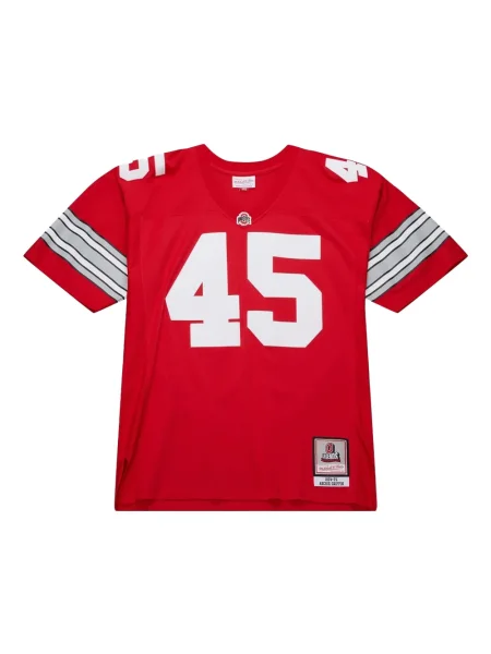 Cămașă Mitchell & Ness din jerseu roșu