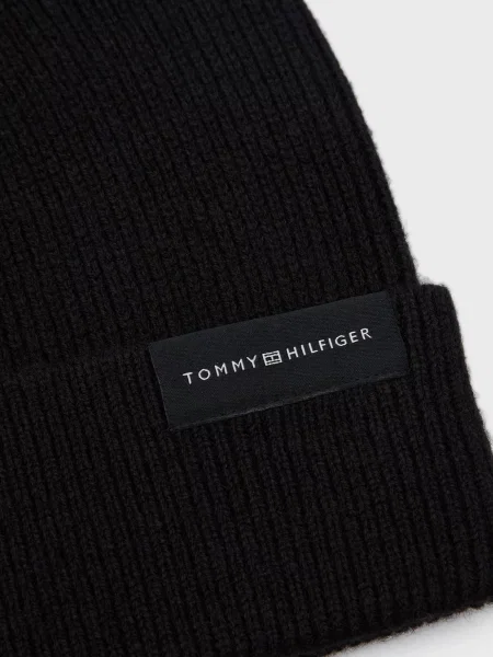 Шапка Tommy Hilfiger чорна