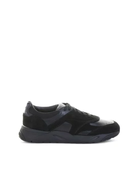 Sneakersy Santoni skórzane czarne