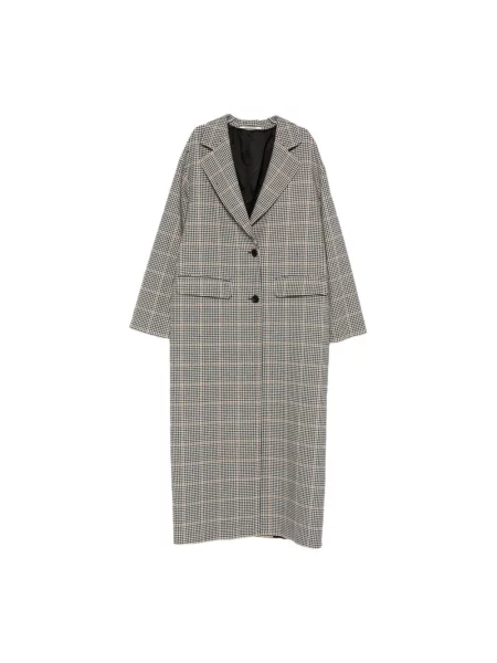 Wielobarwność płaszcz Tagliatore wełniany