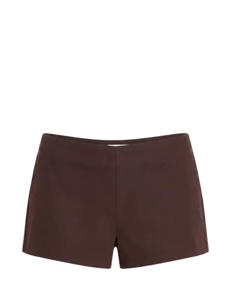 Pantaloni scurți Reformation cu talie joasă maro